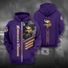 Personalized Minnesota Vikings NFL 3D All Over Printed Hoodie 1