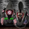Personalized Nna180502 Alabama Crimson Tide 3D All Over Print Zip Hoodie Gifts For Ncaa Fans Personalized Nna180502 Alabama Crimson Tide 3D All Over Print Zip Hoodie Gifts For NCAA Fans 1