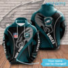 Philadelphia Eagles Hoodie 3D Custom Name Black Green Philadelphia Eagles Gift 0