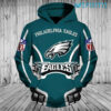 Philadelphia Eagles Hoodie 3D Logo Philadelphia Eagles Gift 0