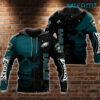 Philadelphia Eagles Hoodie 3D Skull Galaxy Background Logo Philadelphia Eagles Gift Philadelphia Eagles Hoodie 3D Skull Galaxy Background Logo Philadelphia Eagles Gift 0