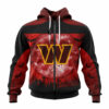 Washington Commanders Hoodie Custom Name & Number Gifts for Fans Pittsburgh Steelers Hoodies Halloween Custom Name Number Gifts for Fans 1