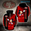 San Francisco 49ers Hoodie 3D Mickey Mouse 49ers Gift San Francisco 49ers Hoodie 3D Mickey Mouse 49ers Gift 0