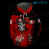 San Francisco 49ers Skull Hoodie 3D 49ers Gift San Francisco 49ers Skull Hoodie 3D 49ers Gift 0