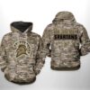 San Jose State Spartans NCAA Camo Veteran 3D All Over Print Hoodie Zip up Hoodie 1