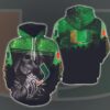 Skull Death Hold Logo Miami Hurricanes With Halloween 3D All Over Print Zip Hoodie Gifts For Ncaa Fans Skull Death Hold Logo Miami Hurricanes With Halloween 3D All Over Print Zip Hoodie Gifts For NCAA Fans 1