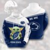 Sports American NCAA Penn State Nittany Lions 3D All Over Print Hoodie Zip up Hoodie 1