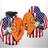 Syracuse Orange NCAA US Flag 3D All Over Print Hoodie Zip up Hoodie 1