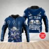 Team Indianapolis Colts 3D All Over Print Hoodie with Zipper 1