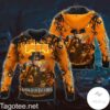 Tennessee Volunteers Jack Skellington Halloween 3D All Over Print Zip Hoodie Gifts For NCAA Fans 1