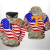 Tennessee Volunteers NCAA US Flag Camo Veteran 3D All Over Print Hoodie Zip up Hoodie 1