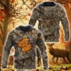 Tennessee Volunteers Special Forest Zip Up Hoodie NCAA 3D All Over Print Hoodie 1