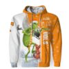 Tennessee Volunteers The Grinch Christmas Unisex 3D All Over Print Hoodie NCAA Zip Up Hoodie 1