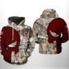 Texas AM Aggies NCAA Camo Veteran Hunting 3D All Over Print Hoodie Zip up Hoodie 1