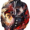 Tokyo Ghoul Print Pullover With Front Pocket All Over Print Hoodie 3D 2 Tokyo Ghoul Print Pullover With Front Pocket All Over Print Hoodie 3D 2 0