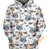 Tom Jerry Pattern Hoodie 3D Tom Jerry Pattern Hoodie 3D 0