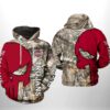 Troy Trojans NCAA Camo Veteran Hunting 3D All Over Print Hoodie Zip up Hoodie 1
