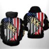 UCF Knights NCAA US Flag 3D All Over Print Hoodie Zip up Hoodie 1