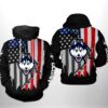 Uconn Huskies Ncaa Us Flag 3D All Over Print Hoodie, Zip-Up Hoodie UConn Huskies NCAA US Flag 3D All Over Print Hoodie Zip up Hoodie 1