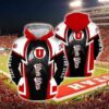 Utah Utes Ncaa 3D All Over Print Hoodie Zip up Hoodie 1