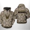Villanova Wildcats NCAA Camo Veteran 3D All Over Print Hoodie Zip Hoodie Gifts For Fans 1