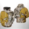 Wake Forest Demon Deacons NCAA Camo Veteran Hunting 3D All Over Print Hoodie Zip up Hoodie 1