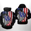 Washington Huskies Ncaa Us Flag 3D All Over Print Hoodie, Zip-Up Hoodie Washington Huskies NCAA US Flag 3D All Over Print Hoodie Zip up Hoodie 1