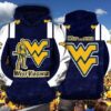West Virginia Mountaineers Ncaa Lover 3D All Over Print Hoodie, Zip-Up Hoodie West Virginia Mountaineers Ncaa Lover 3D All Over Print Hoodie Zip up Hoodie 1