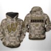 Wisconsin Badgers Ncaa Camo Veteran 3D All Over Print Hoodie, Zip-Up Hoodie Wisconsin Badgers NCAA Camo Veteran 3D All Over Print Hoodie Zip up Hoodie 1