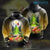 Youth Steelers Hoodie 3D The Grinch Christmas Box Pittsburgh Steelers Gift 0